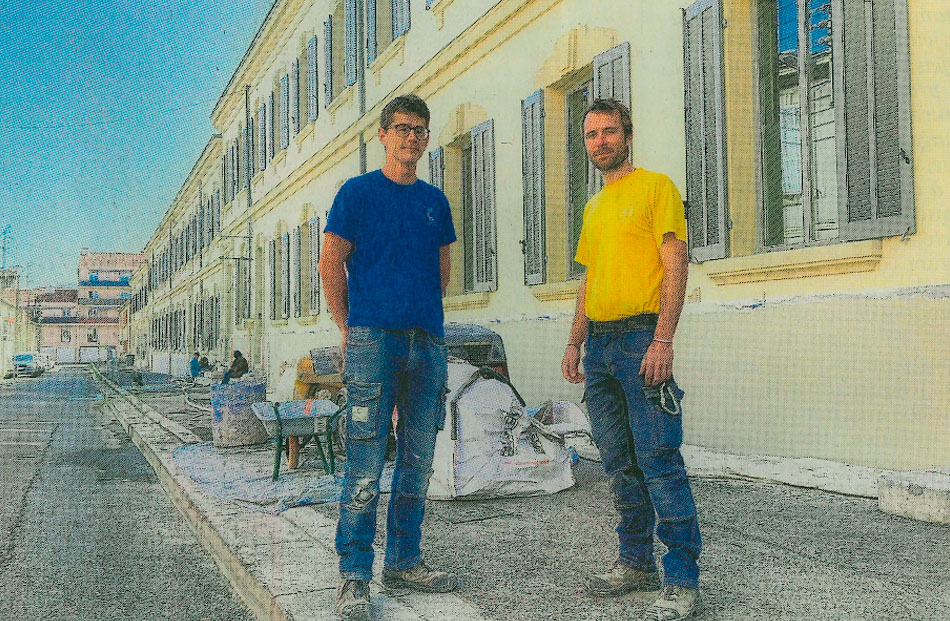 Restauration du centre de formation des apprentis à Salon de Provence